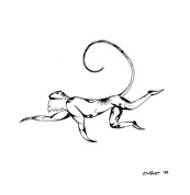 monkey ©1989 S.Weber