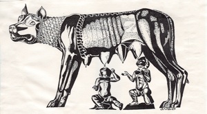 Romulus and Remus (study) ©1988 S.Weber